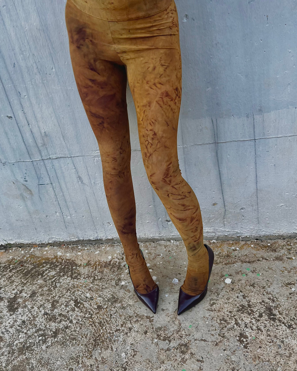 FOOTED LEGGINGS RUST